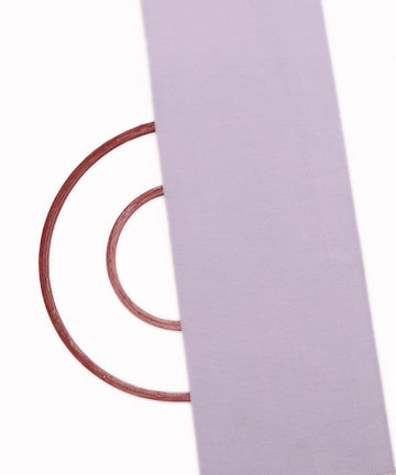 Lavender Colour Plain Cotton Rib Hosiery Fabric